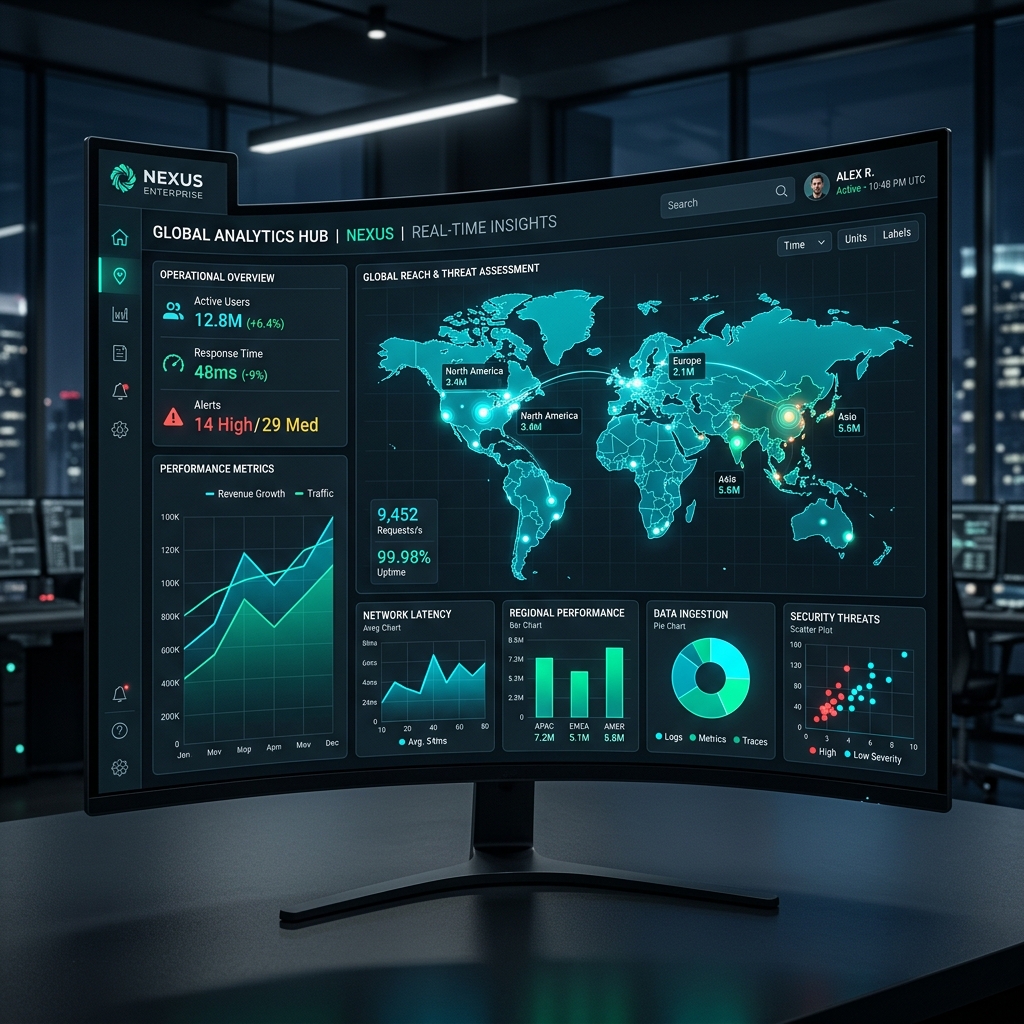 Enterprise Dashboard Analytics